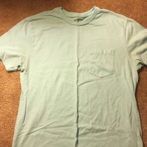 G.H. Bass & Co. Light Blue Short Sleeve Pocket Tee